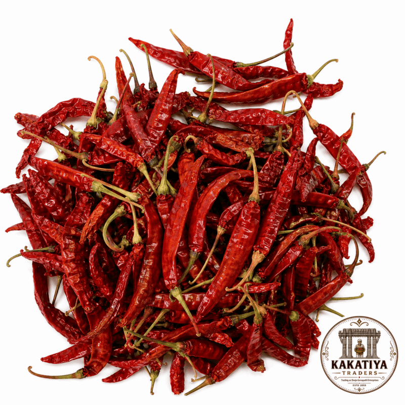 Teja Mirchi (With Stem)
