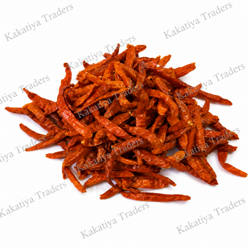 Yellow Mirchi (Destemmed)
